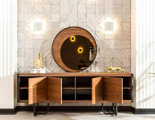 Credenza lusso specchio - credenza,